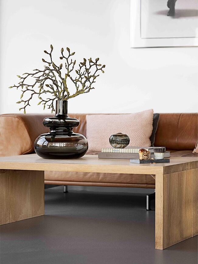 Jarrón Inu, 33 cm, transparente