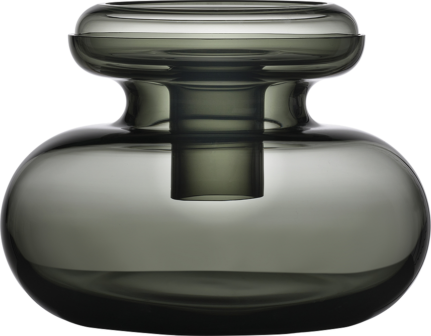 Jarrón Inu, 33 cm, transparente