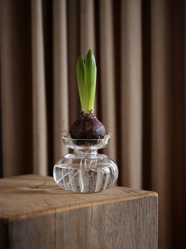 Jarrón Inu 9 cm, gris ahumado