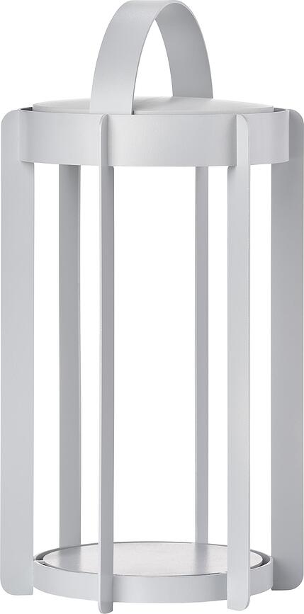 Lámpara de jardín Firefly, 30 cm, gris claro, LED