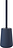 Nova One Brosse WC, bleue