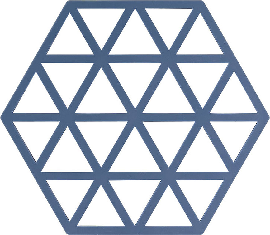 Onderzetter voor pannen Triangles blauw