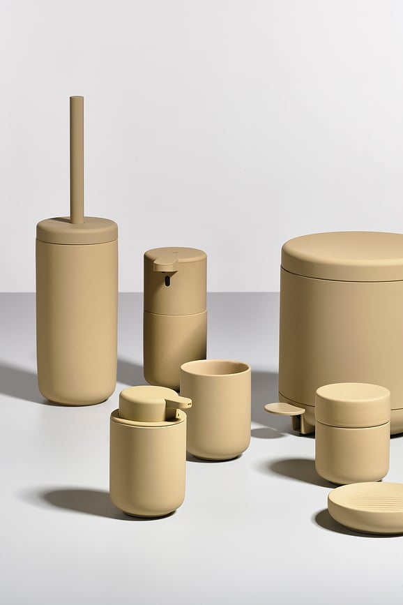 Organizador Ume para bastoncillos y discos de algodón, negro