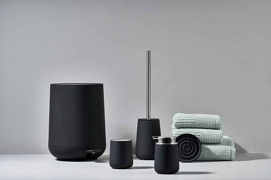 Papelera para baño Nova, 3 L, topo