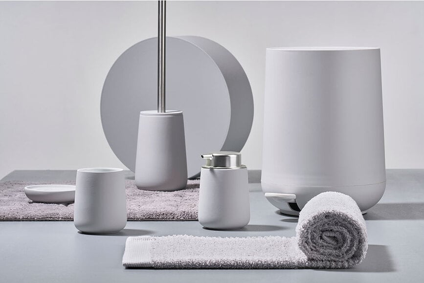 Papelera para baño Nova, 3 L, topo