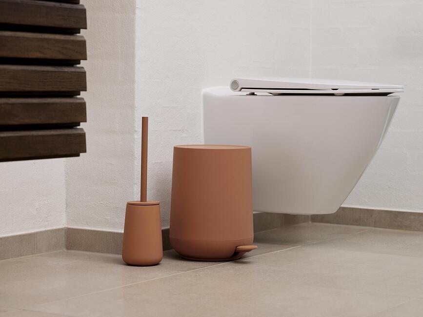 Papelera para baño Nova, 3 L, topo