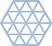Підставка під гаряче Triangles, блакитна