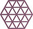 Підставка під гаряче Triangles бурякова