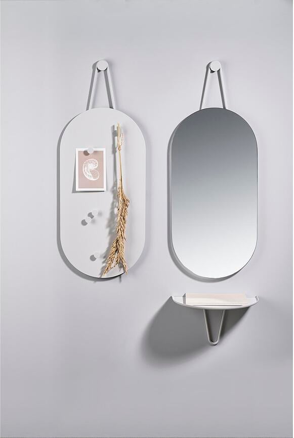 Pizarra magnética A-bulletin, negra, con 5 imanes