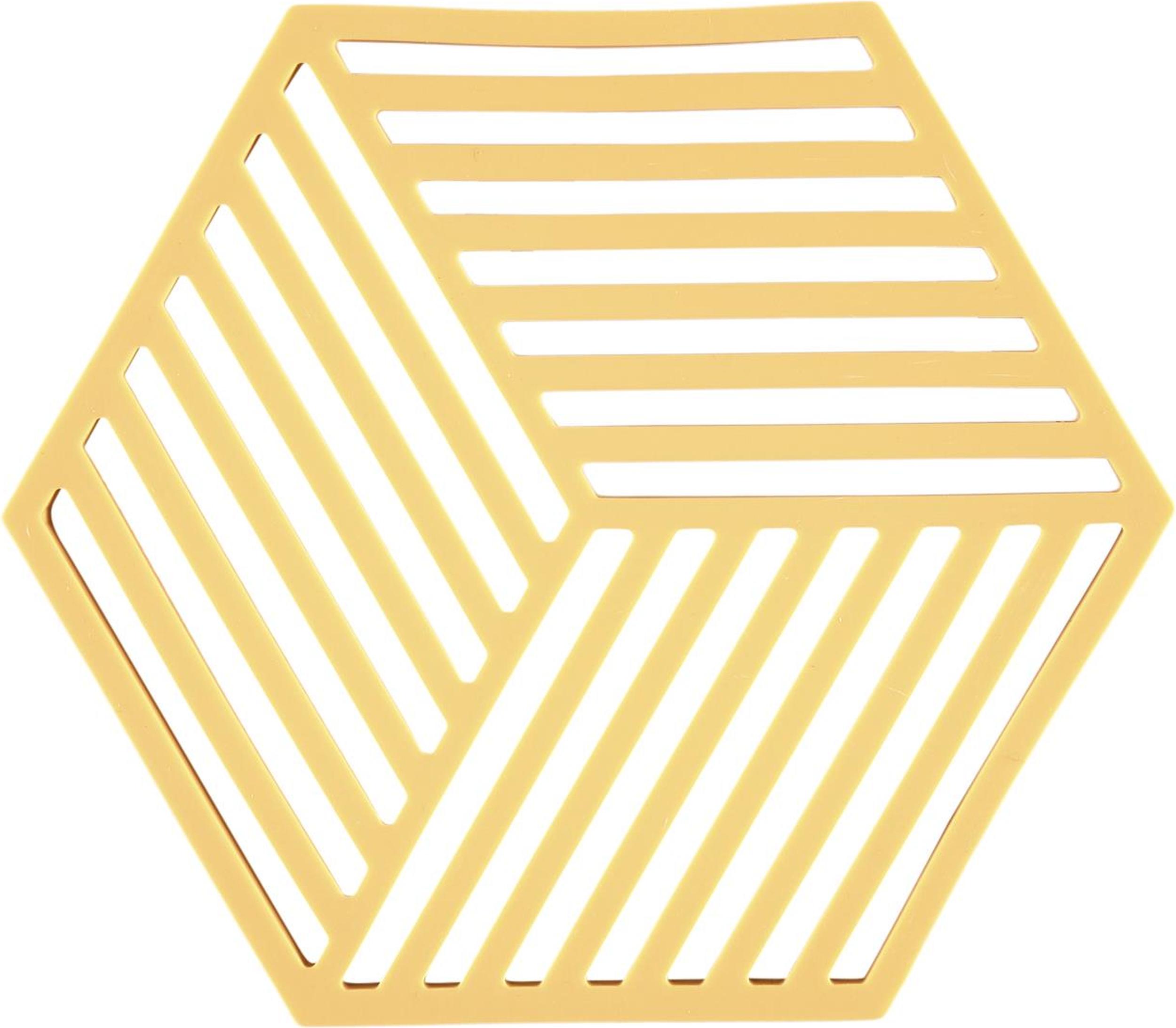 Podstawka pod gorące naczynia Hexagon morelowa