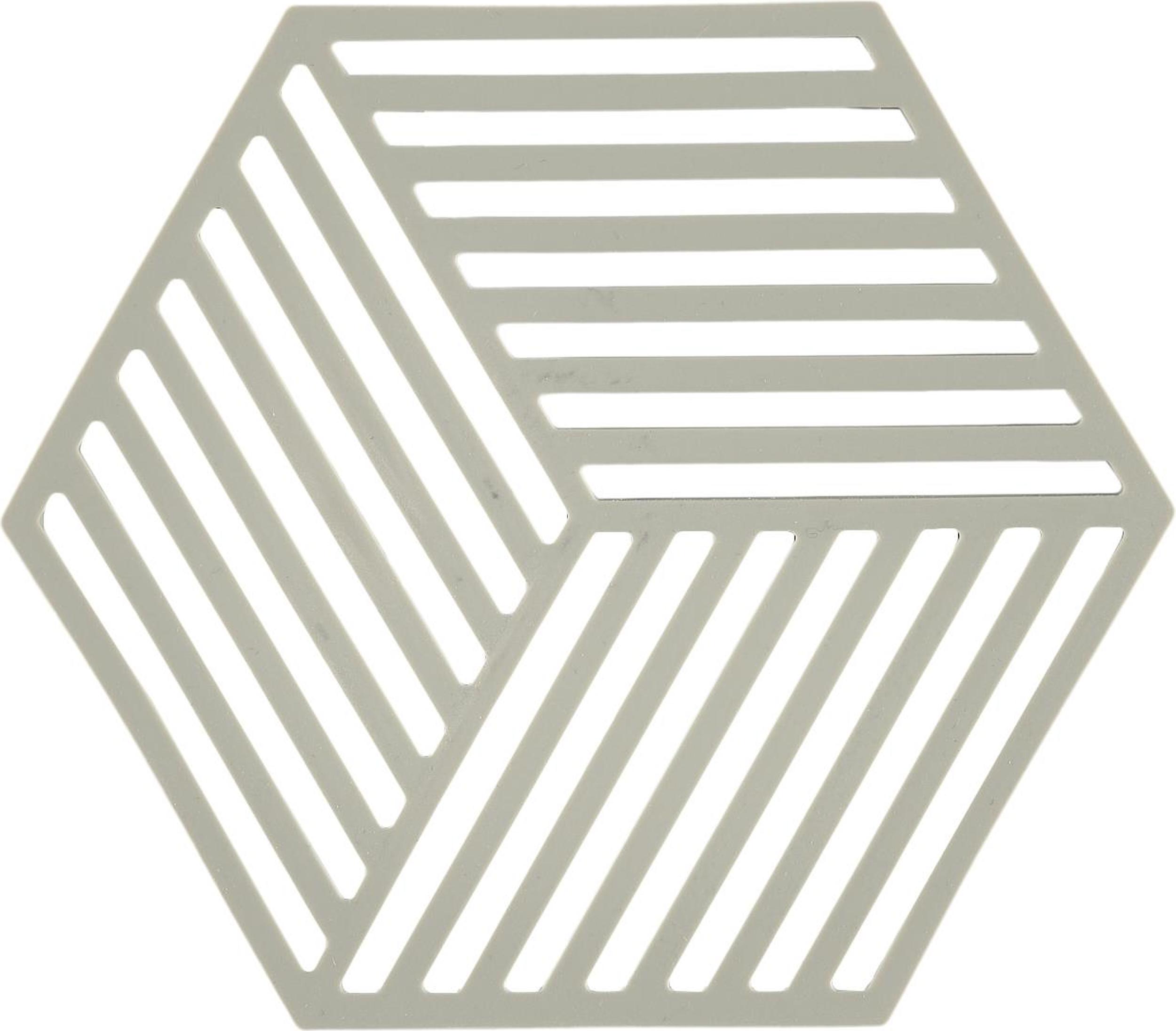 Podstawka pod gorące naczynia Hexagon szarobeżowa