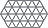 Portapiatti caldi Triangles 24 cm grigiastro