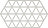 Portapiatti caldi Triangles 24 cm grigio chiaro