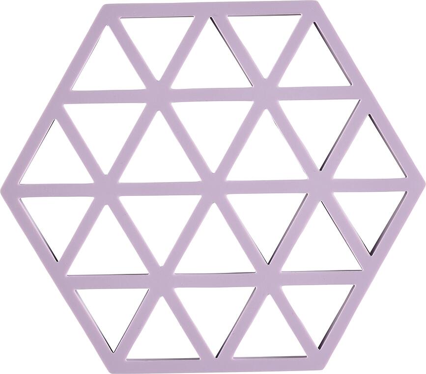 Portapiatti caldi Triangles viola chiaro