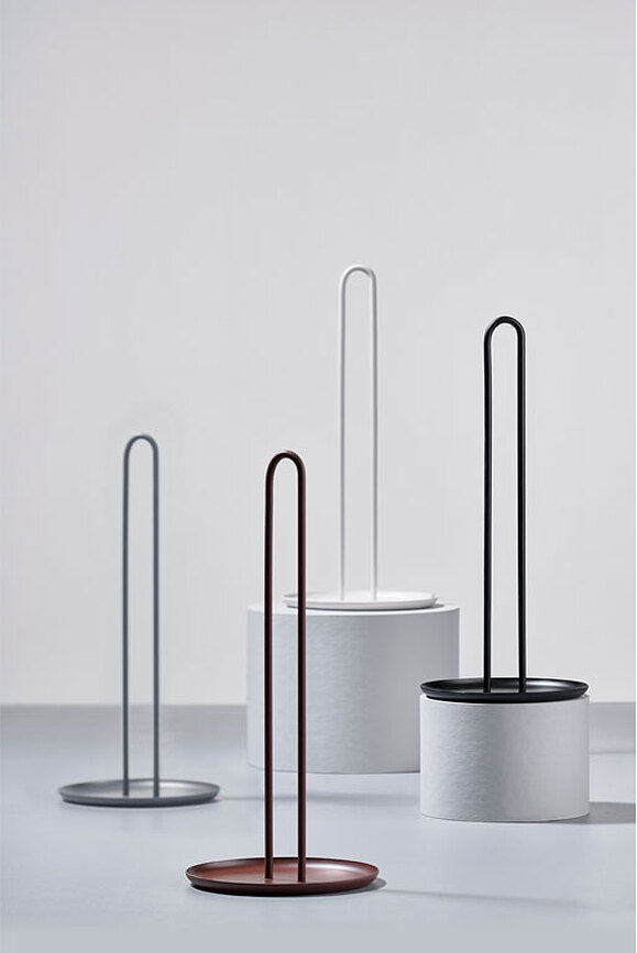 Portarrollos de cocina Singles, negro