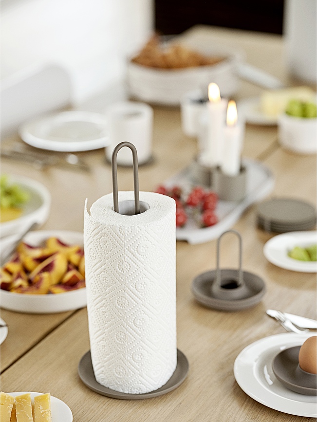 Portarrollos de cocina Singles, negro