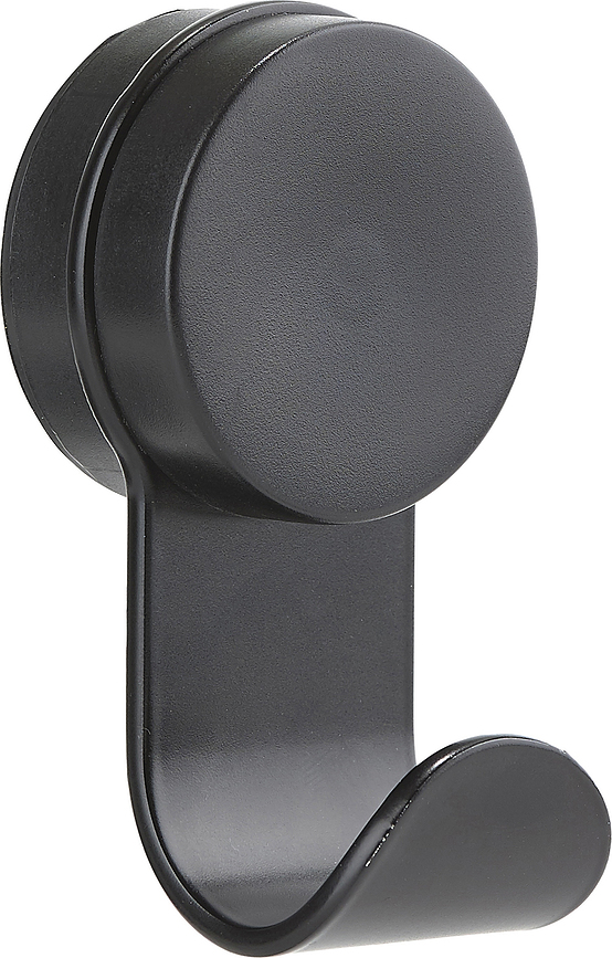 Puck Patère simple, noire