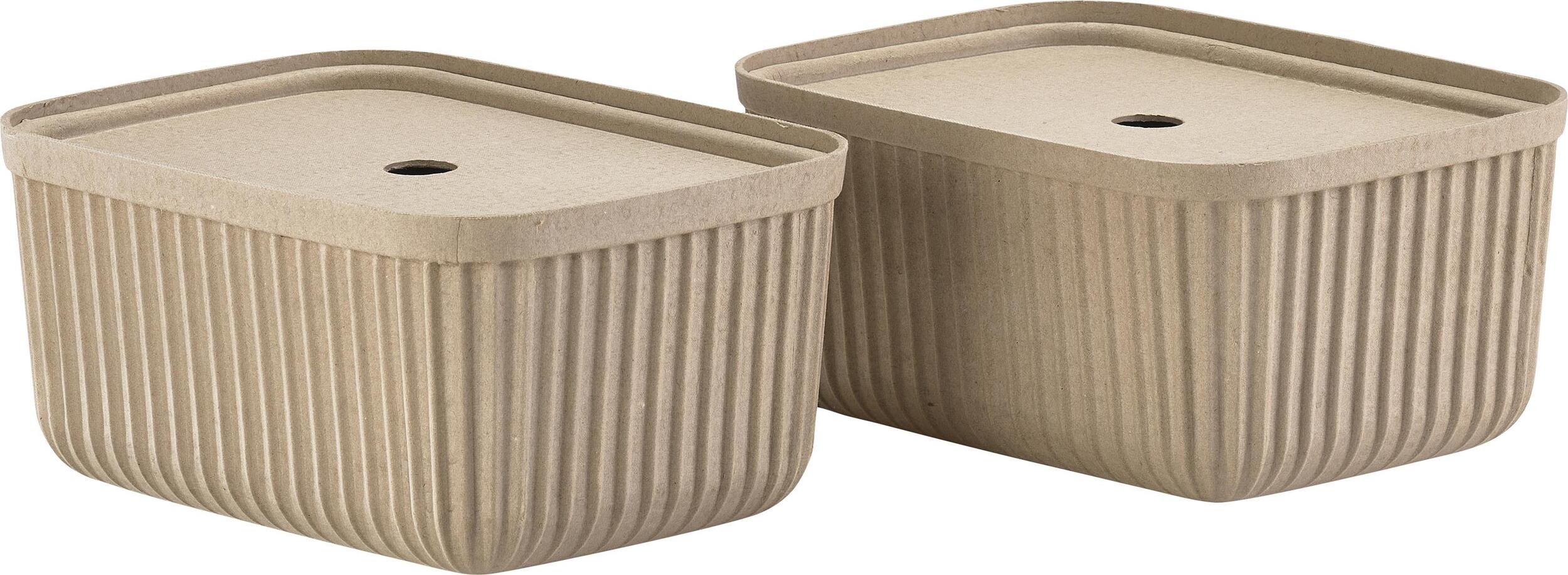 Pulp Aufbewahrungsboxen 23 x 32 cm hellbraun 2 St.