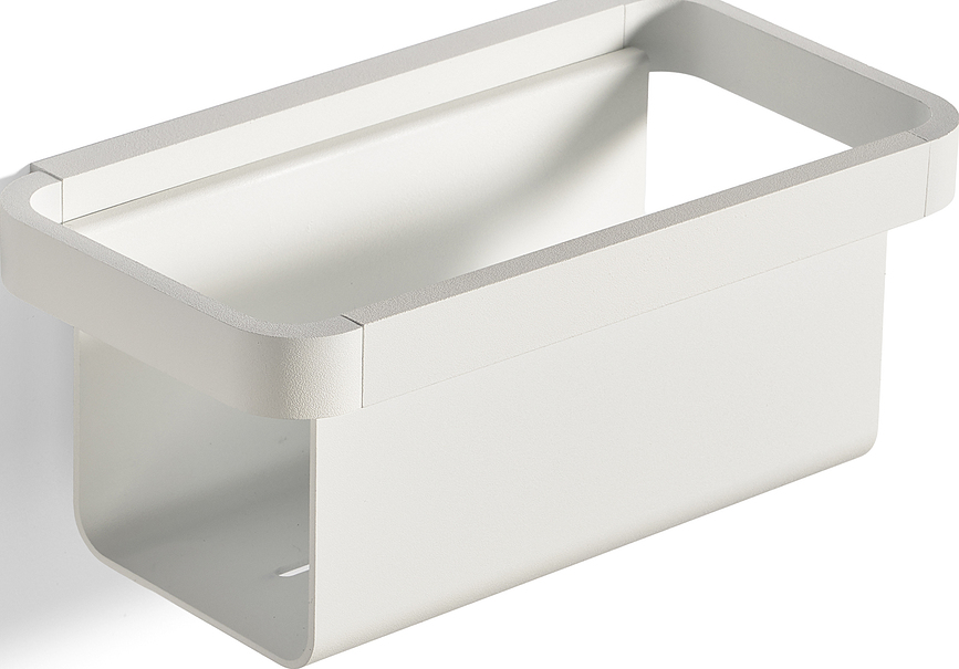 Rim Étagère de Douche profonde, blanche