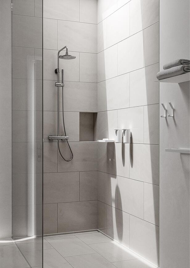 Rim Étagère de Douche, noire