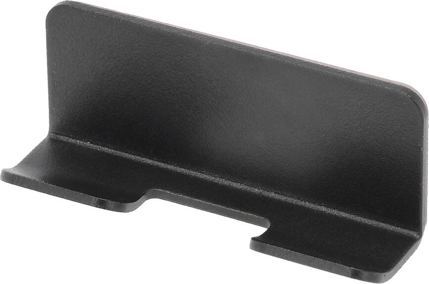 Rim Garderobenleiste schwarz doppelt