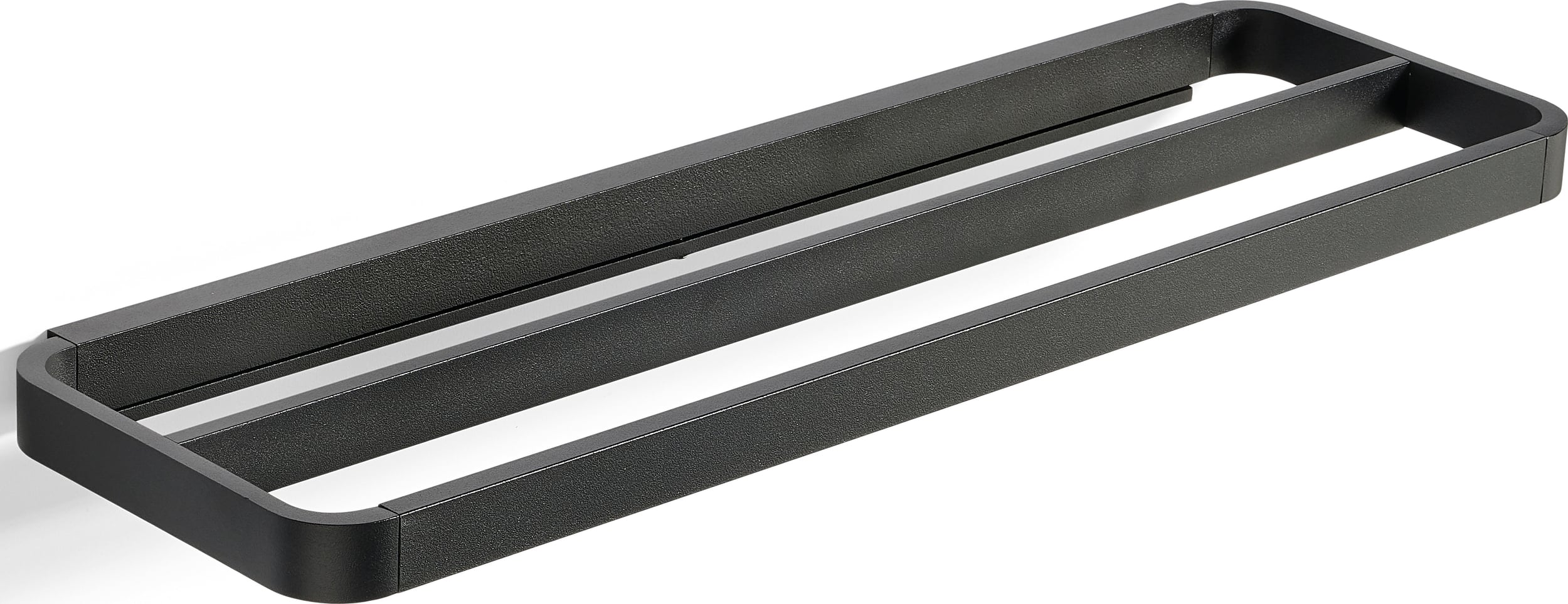 Rim Handtuchreling 44 cm schwarz doppelt