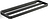 Rim Handtuchreling 44 cm schwarz doppelt