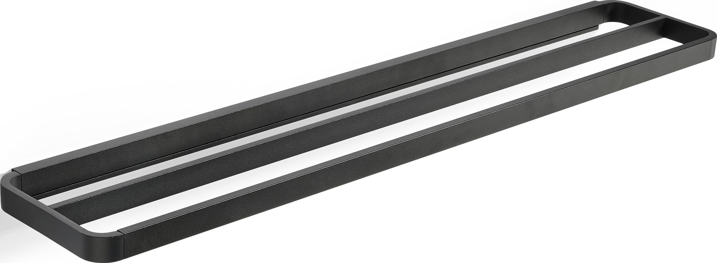 Rim Handtuchreling 70 cm schwarz doppelt