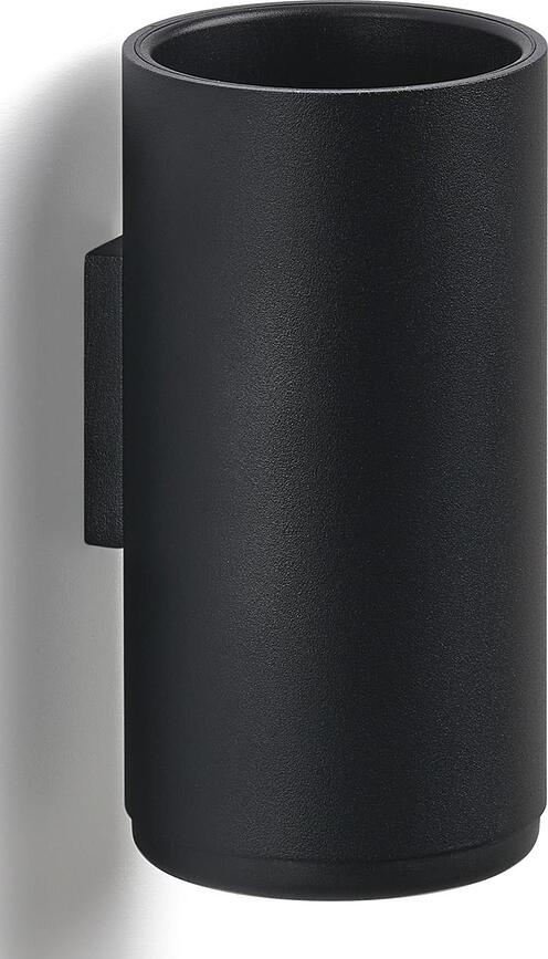 Rim Lonček za ščetke stenski, črn