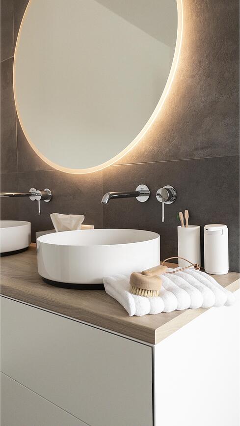 Rim Lonček za zobne ščetke, bel