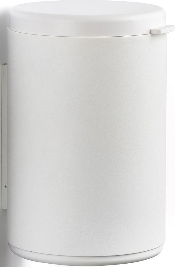 Rim Poubelle de salle de bain murale, blanche