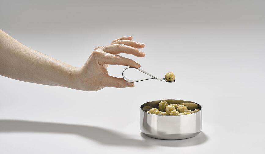 Rocks Bol de Service avec cuillère, 8,5 cm