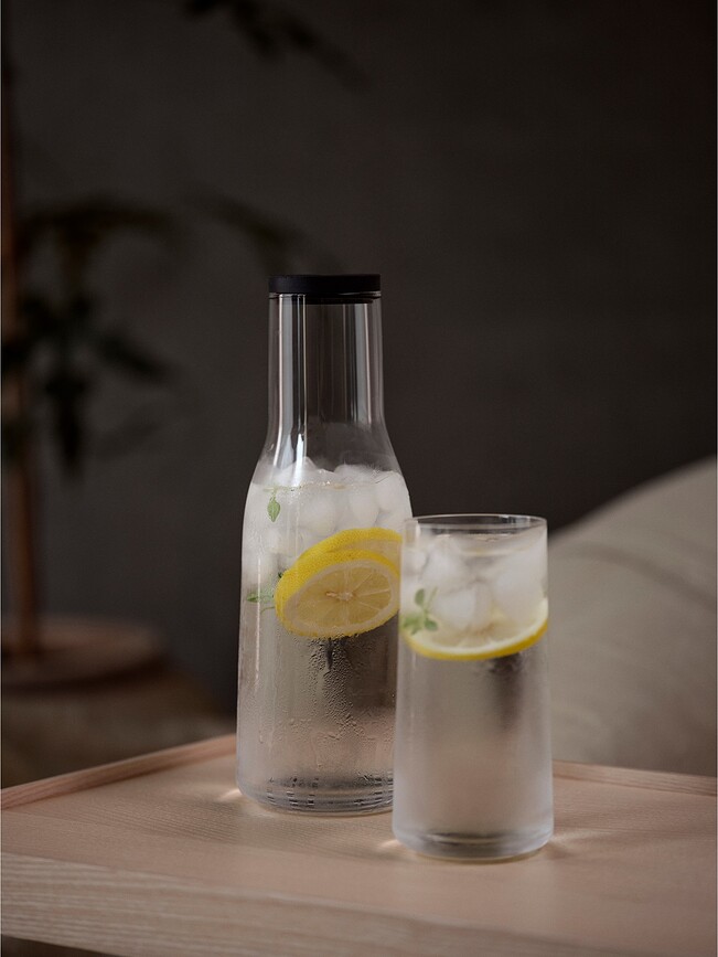 Rocks Carafe avec couvercle, 1 L, Set 2 pièces