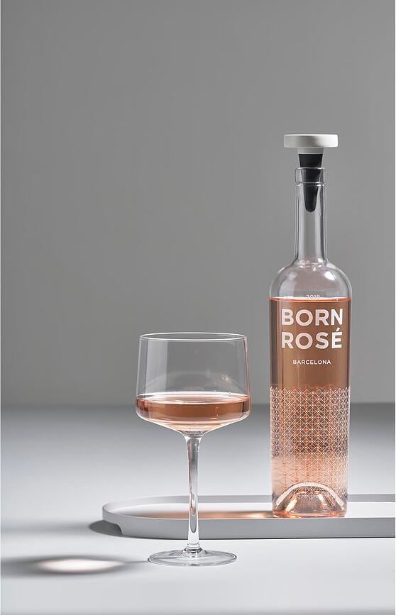 Rocks Čep za Vino 7 cm sivi