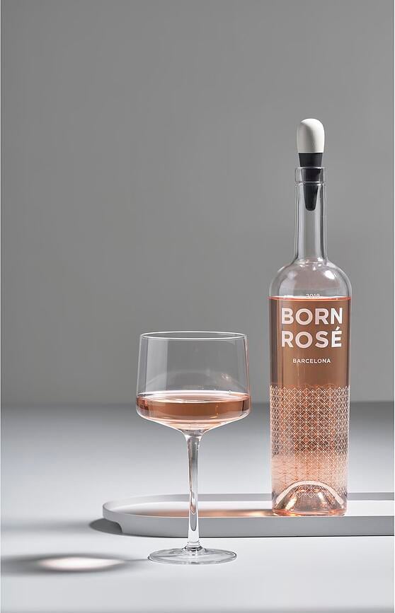 Rocks Čep za Vino 8,5 cm siv