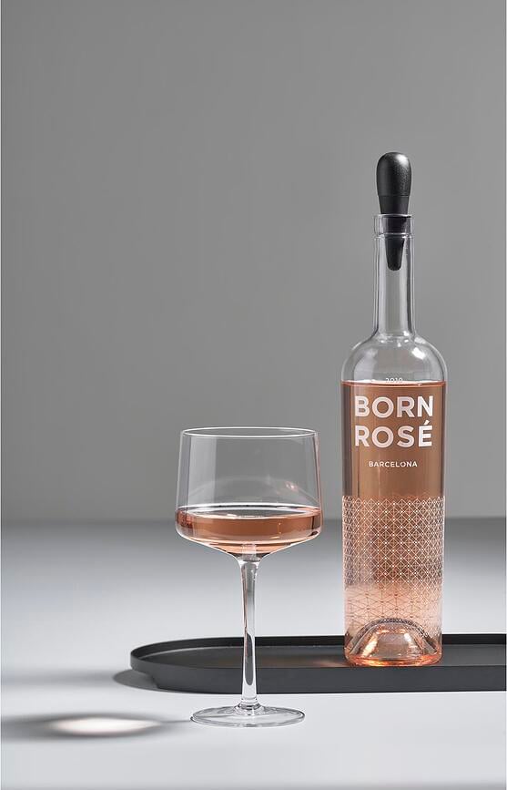 Rocks Čep za Vino 8,5 cm siv