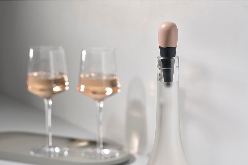 Rocks Čep za Vino 8,5 cm siv