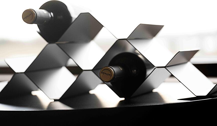 Rocks Stalak za vino crni