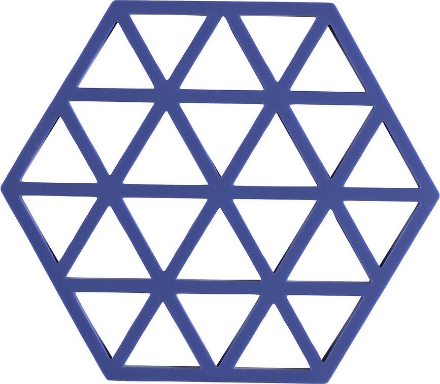 Salvamanteles Triangles, índigo