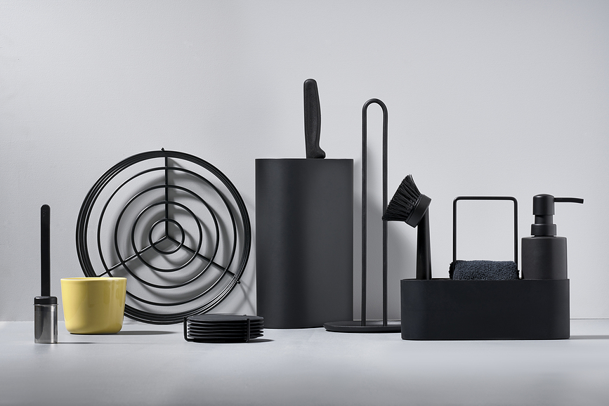 Singles Bloc à Couteaux, noir