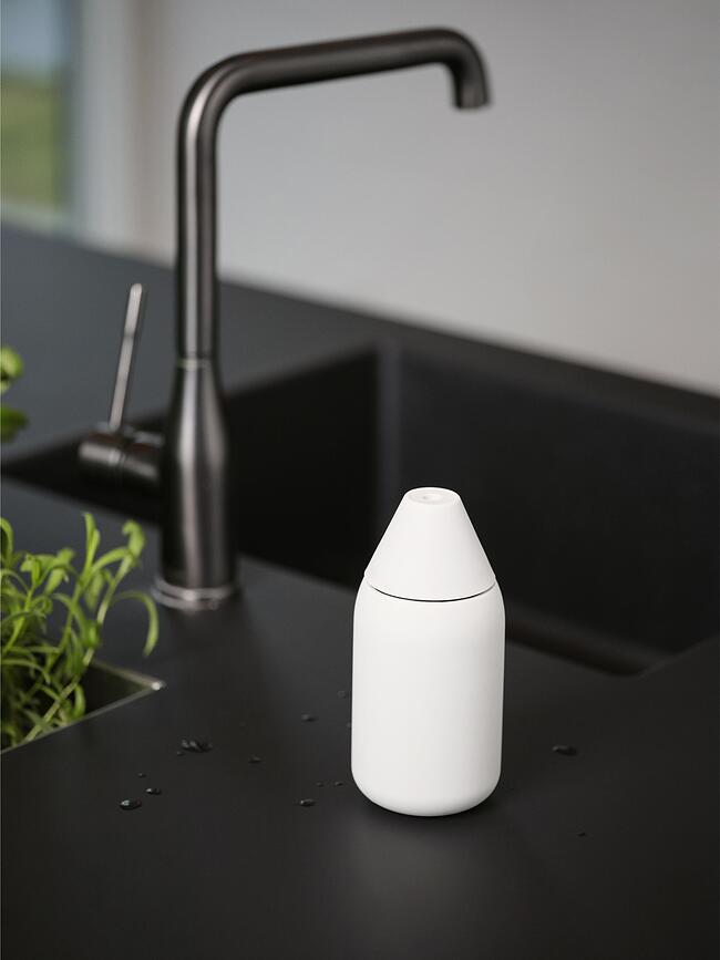 Singles Distributeur de Savon, gris chaud