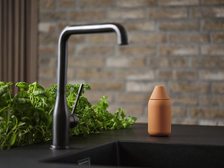 Singles Δοχείο Σαπουνιού, θερμό γκρι