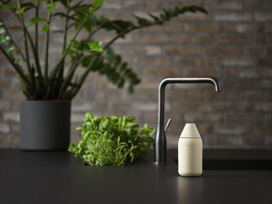 Singles Δοχείο Σαπουνιού, θερμό γκρι