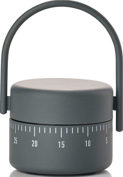 Singles Minutenmesser dunkelgrau