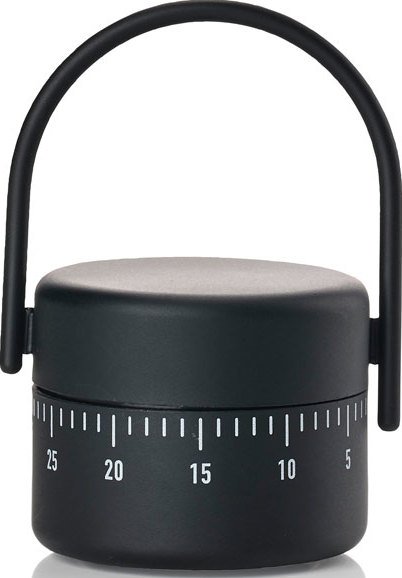 Singles Minutenmesser schwarz