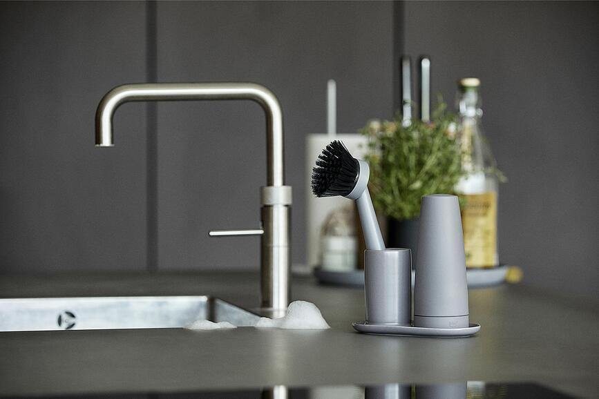 Singles Organizator za sudoper crni Set od 4 dijela