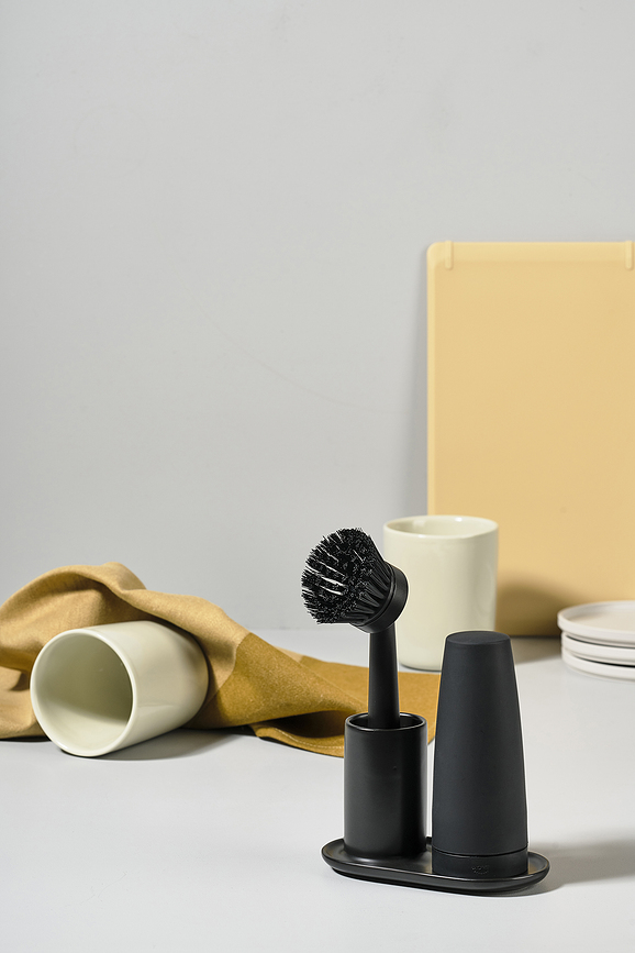 Singles Organizator za sudoper crni Set od 4 dijela