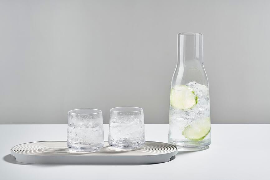 Singles Pladanj za posluživanje 16 x 35 cm crni