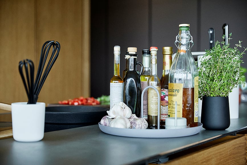 Singles Pladanj za posluživanje veliki svijetlosivi