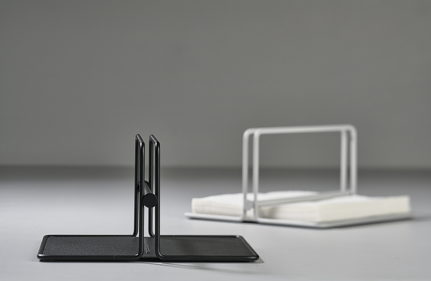 Singles Porte-Serviettes, noir